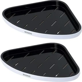 2x Ecoco Sarok Fürdőszobai Zuhanypolc