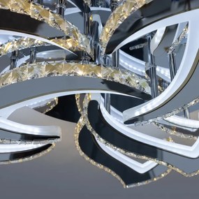 Brilagi - LED Dimmelhető felületre szerelhető csillár TWIST LED/180W/230V 3000-6500K + távirányító