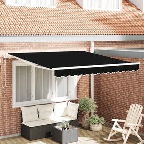 Automatikus behúzható napellenző Fekete 300x250 cm