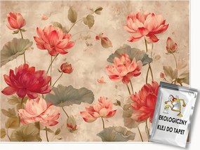 Fotótapéta Mezei Virágok Vintage Hálószoba Nappali Tapéta Flizelina 200x140