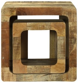 TV Egység 36x36x30 cm Tömör Fa Mangó