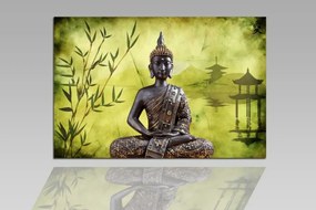 Digital Art vászonkép | 1202-S Buddha Verde ONE