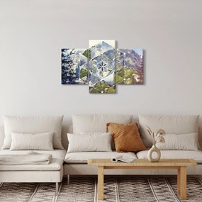 Kép - Geometriai ábra (90x60 cm)