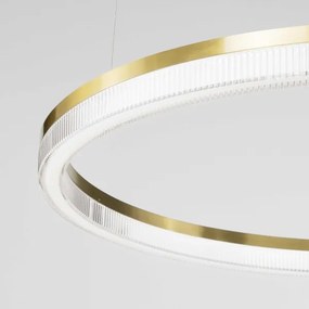 Ideal Lux - LED Csillár zsinóron CROWN LED/42W/230V 3000K átm. 80 cm CRI 90 réz