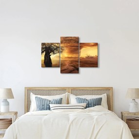Narancssárga felhők képe (90x60 cm)