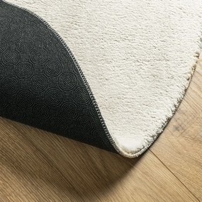Területszőnyeg Krém 80x150 cm Poliészter Csúszásmentes