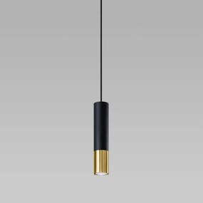 Sollux SL.0952 - Csillár zsinóron LOOPEZ 1xGU10/40W/230V fekete/arany