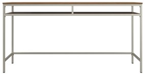 Íróasztal diófa dekoros asztallappal 51x153 cm Bradford – Støraa