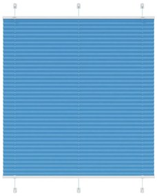 pliszírozott redőny kék 120x150 cm szövetszélesség 119,4 cm