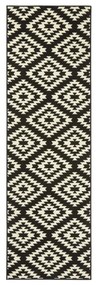 Basic Nordic fekete-fehér futószőnyeg, 80 x 200 cm - Hanse Home