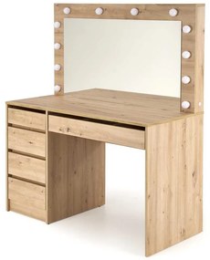 Hollywood XL fésülködőasztal, artisan tölgy
