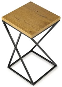 LOFT virágtartó állvány 40x24 cm fekete/barna