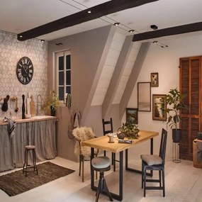 Paulmann 94418 - 5x LED 4,5W ROUNDMAC spotlámpa 230V fekete készlet