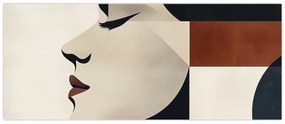 Kép - Nő profilból (120x50 cm)