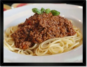 Poszterek keretben 40x30 Spagetti hússal