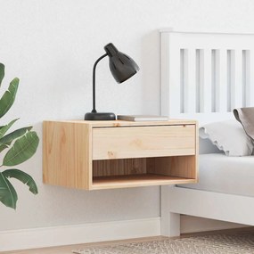 Éjjeli asztal 2 pcs Barna 50 x 32.5 x 24 cm Tömör fenyőfa