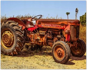 Poszterek 50x40 Traktor Antik jármű