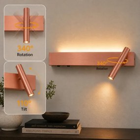 BRILAGI -LED fali spotlámpa ARLIX LED/3W/230V + LED/7W bronzszínű CRI 90