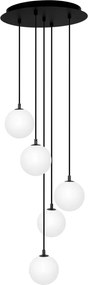 KAJA K-5551 ASPEN Többágú Függesztett Lámpa Fekete G9 IP20