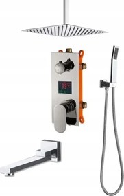 Zuhanyszett Falsík Alatti Kijelző Kifolyócső 20 CM