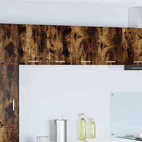 Függő szekrény Riga Füstölt tölgy és fehér 60 x 31 x 40 cm