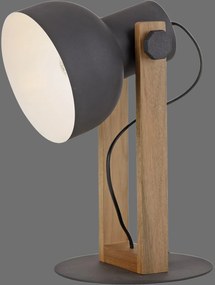 Paul Neuhaus loft asztali lámpa cup 2.0 fekete fa pln15746-18