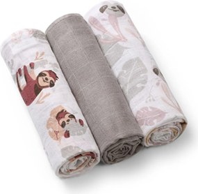 Muslin - szuper puha pelenka, 3 db, Lemur - szürke