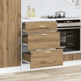 vidaXL “Lyon” konyhai alapszekrény Artisan Oak Engineered Wood
