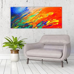 Kép - Színes absztrakció (120x50 cm)