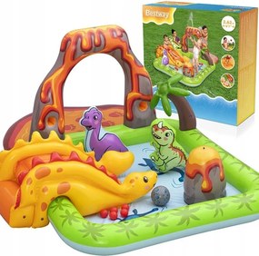 Bestway Vízi játszótér Dinoszauruszok 262x188x102cm csúszda és kiegészítők. 53172