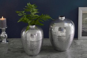 ORIENTAL 2 darabos ezüst alumínium váza
