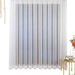 Napellenzőből készült függöny ráncoló szalaggal, rojtokkal 450X180