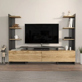 Ava - Oak, Black