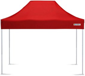 Kerti sátor 2x3m - 2x3m 3 oldalfal nélkül - Piros