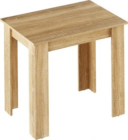 Étkezőasztal, sonoma tölgy, 86x60 cm, TARINIO