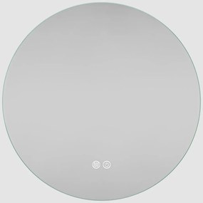 kerek LED-es fürdőszobai tükör fűtési funkcióval 60cm