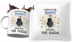 Robert párna ajándék bögre szett fényképes nyomtatással