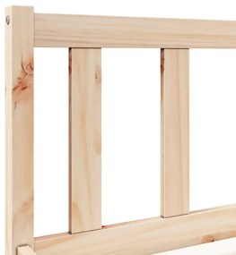 tömör fenyőfa extra hosszú ágykeret matrac nélkül 90 x 220 cm