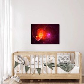 Modern rózsaszín absztrakció képe (70x50 cm)