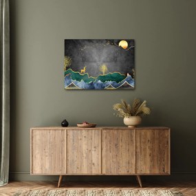Kép - Hegyi táj (70x50 cm)
