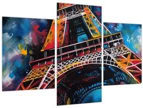 Kép - Az Eiffel-torony festménye II. (90x60 cm)