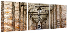 Kép - Folyosó, 3D (órával) (90x30 cm)