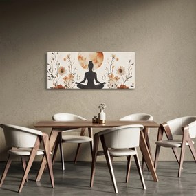 Kép - Narancssárga jóga (120x50 cm)