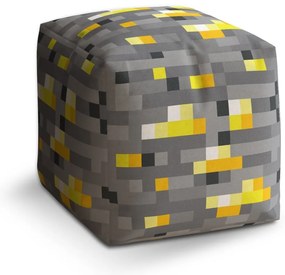 Cube zsámoly Blocks 2, szürke / sárga