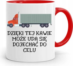 Sofőr Tira Bögre Piros Ajándék fényképes nyomtatással