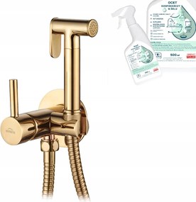 Süllyesztett bidé csaptelep bidé fülhallgatóval Glamour arany ajándék