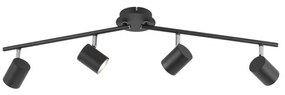 Leuchten Direkt 11944-13 - LED Spotlámpa TARIK 4xGU10/5W/230V antracit
