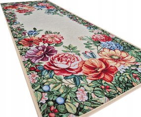 Futópad 40x100 cm Színes rét virágos tömör gobelin szövet Minták