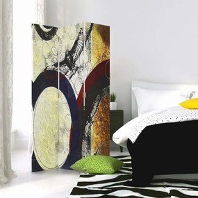 Gario Paraván Grafit absztrakt Méret: 180 x 170 cm, Kivitelezés: Klasszikus paraván