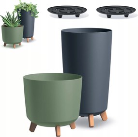 2x Kerek virágtartó lábakkal Gracia DGTL240 DGTL300L